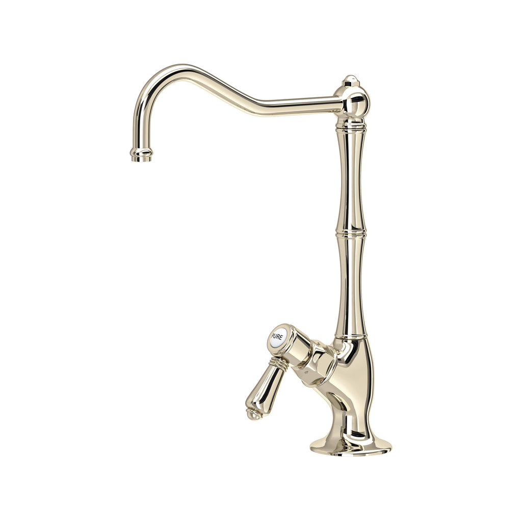 Rohl Acqui Mezcladora Filtradora de Cocina - Palanca de Metal - Níquel Pulido