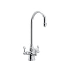 Rohl Georgian Era Mezcladora Filtradora de Bar y Preparación de Tres Manijas - Cromo Pulido