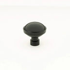 Emtek Perilla de Vestidor Brandt Industrial Moderna, 1-3/4" — Negro Mate