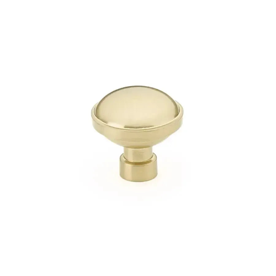 Emtek Perilla de Vestidor Brandt Industrial Moderna, 1-3/4" — Latón Satinado