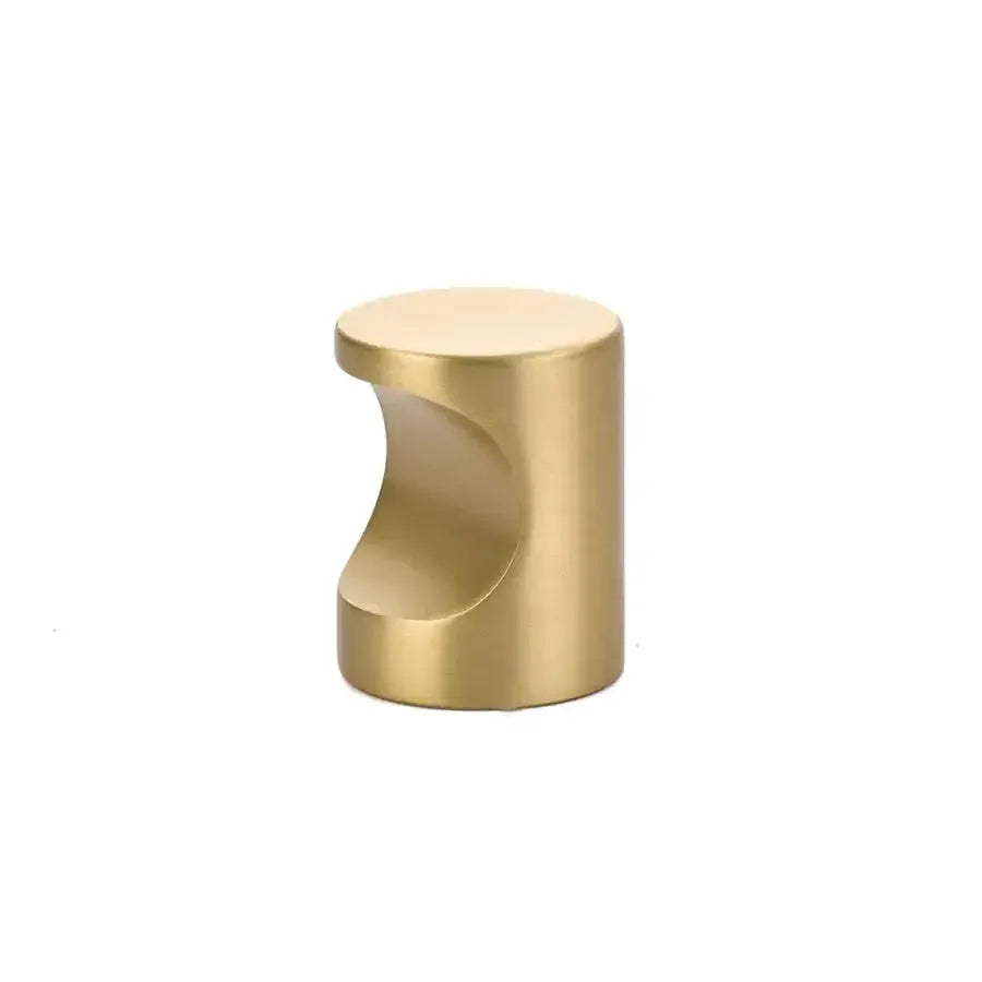 Emtek Jaladera de Dedo Large, 1" — Latón Satinado
