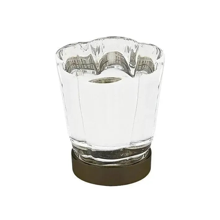Emtek Perilla Forza de Vidrio, 1-1/4" — Bronce Aceitado