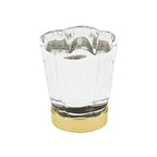 Emtek Perilla Forza de Vidrio, 1-1/4" — Latón Satinado