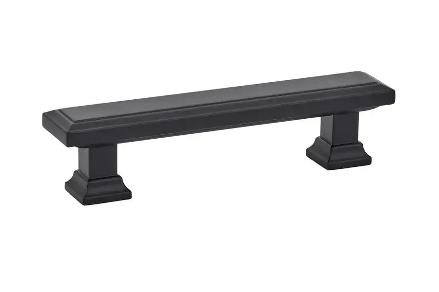 Emtek Jaladera Geometric Rectangular — Negro Mate