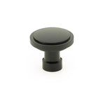 Emtek Perilla de Vestidor Haydon Industrial Moderna, 1-3/4" — Negro Mate
