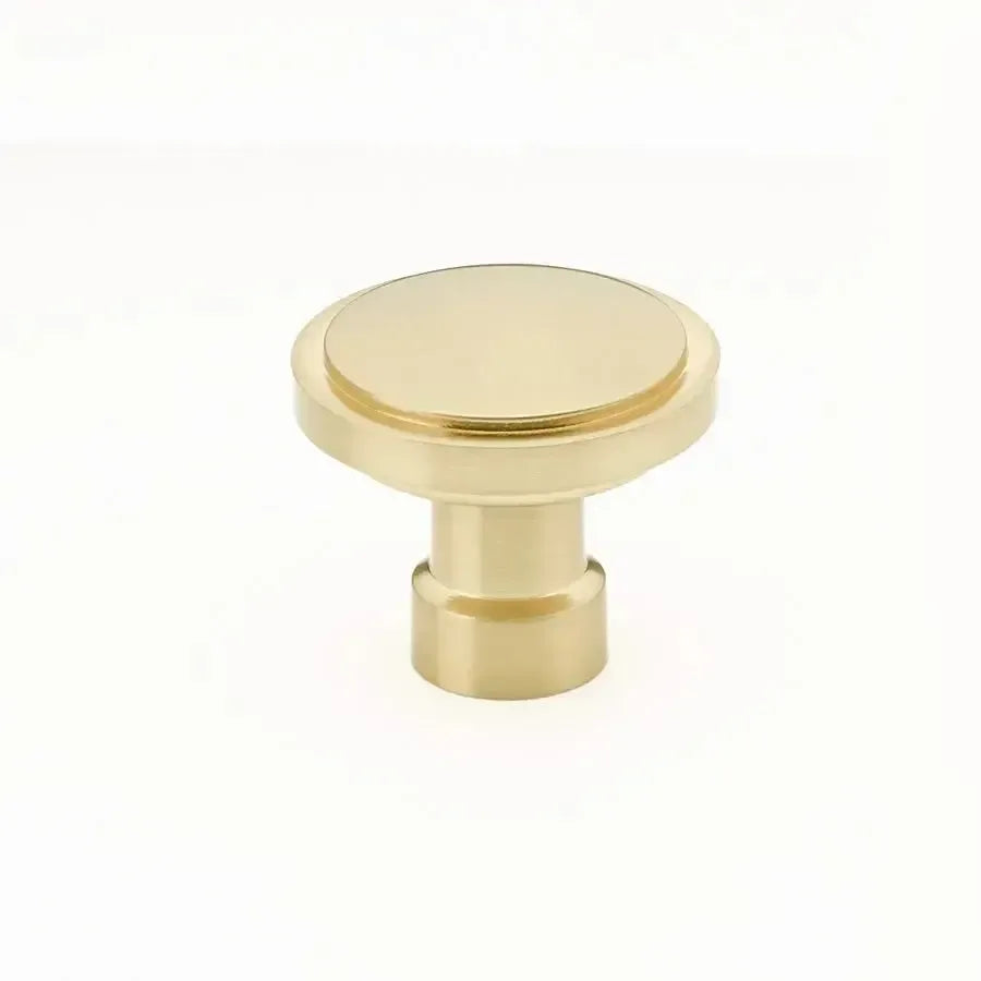 Emtek Perilla de Vestidor Haydon Industrial Moderna, 1-3/4" — Latón Satinado