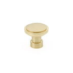 Emtek Perilla de Gabinete Haydon Industrial Moderna, 1-1/4" — Latón Satinado