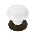 Emtek Perilla de Vestidor Ice de Porcelana, 1-3/4" — Bronce Aceitado