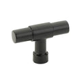 Emtek Jaladera de Dedo Jasper Industrial Moderna — Negro Mate