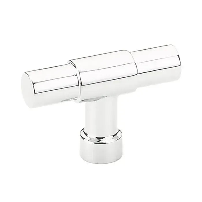 Emtek Jaladera de Dedo Jasper Industrial Moderna — Cromo Pulido
