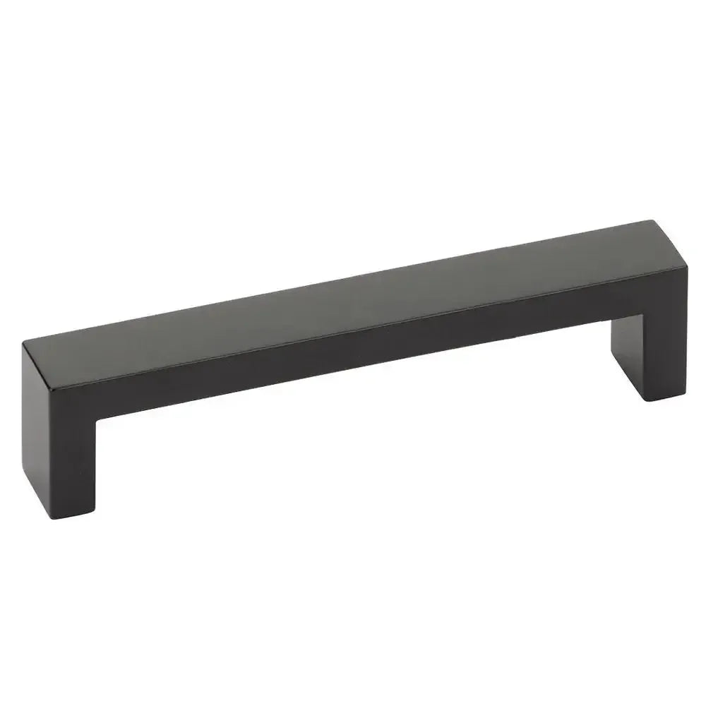 Emtek Jaladera de Gabinete Keaton — Negro Mate