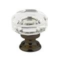 Emtek Perilla Lowell de Vidrio, 1-3/8" — Bronce Aceitado