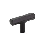 Emtek Perilla Mod Hex, 2" — Negro Mate