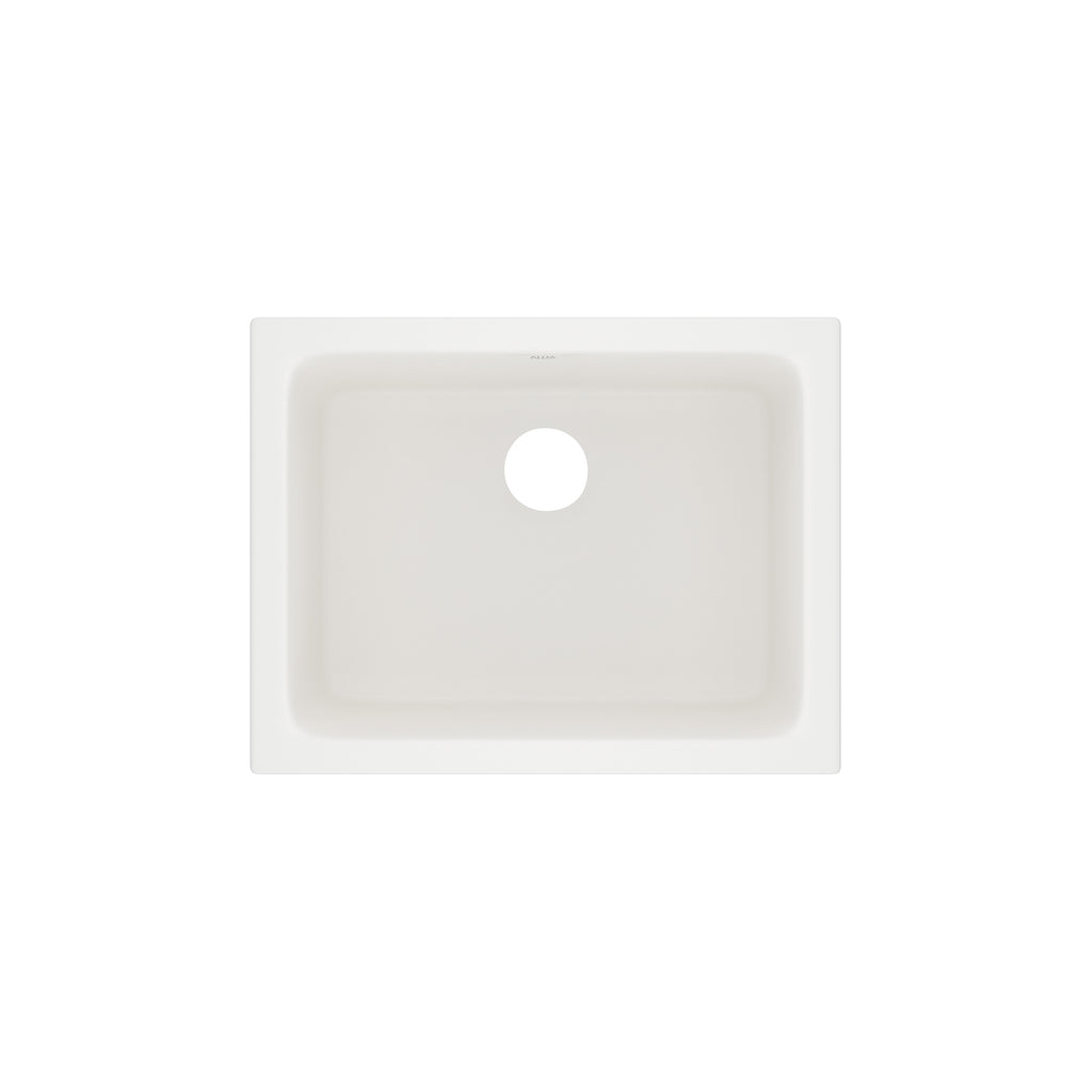 Rohl Allia Tarja Sencilla Bajocubierta de Fireclay para Cocina o Lavadero 24" - Pergame