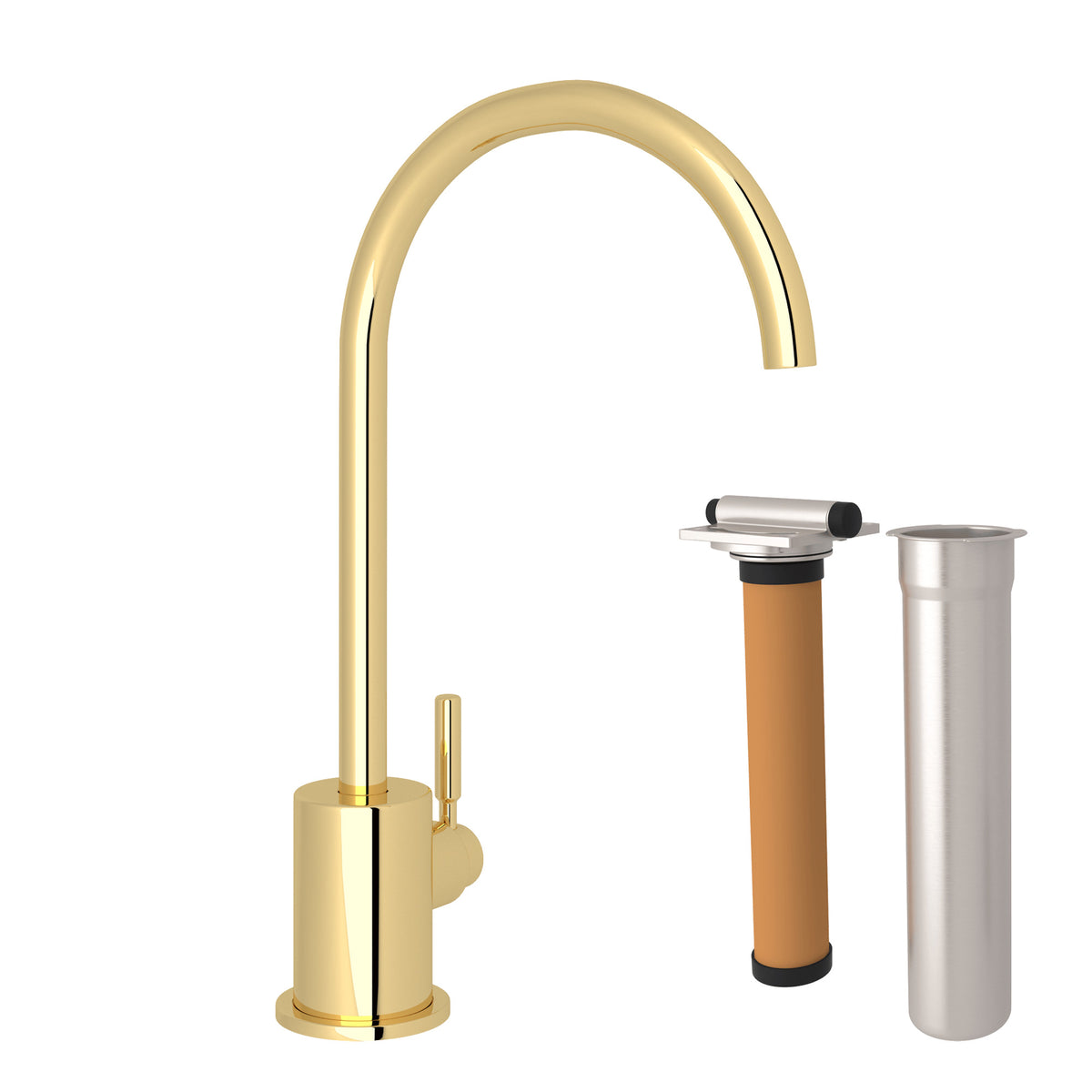 Rohl Lux Kit de Mezcladora Filtradora de Cocina - Latón sin Laca