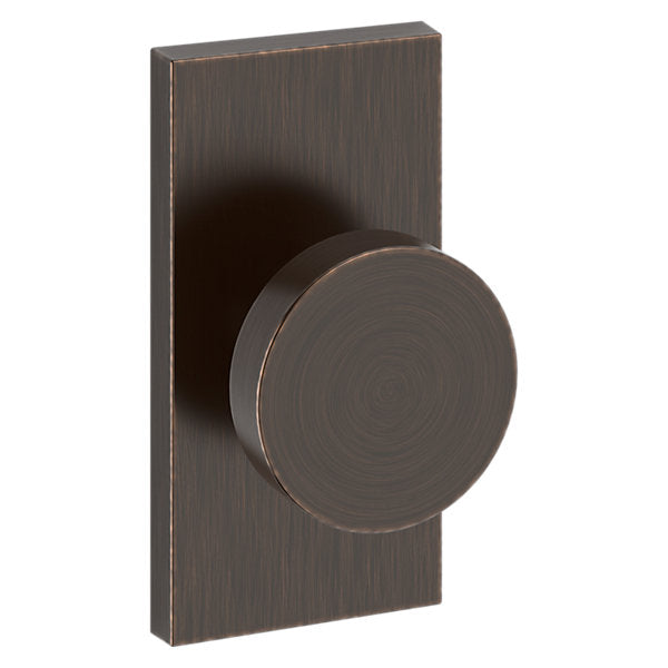 Baldwin Hardware Reserve Perilla Contemporary — Bronce veneciano — Contemporary 5 — Dummy completo