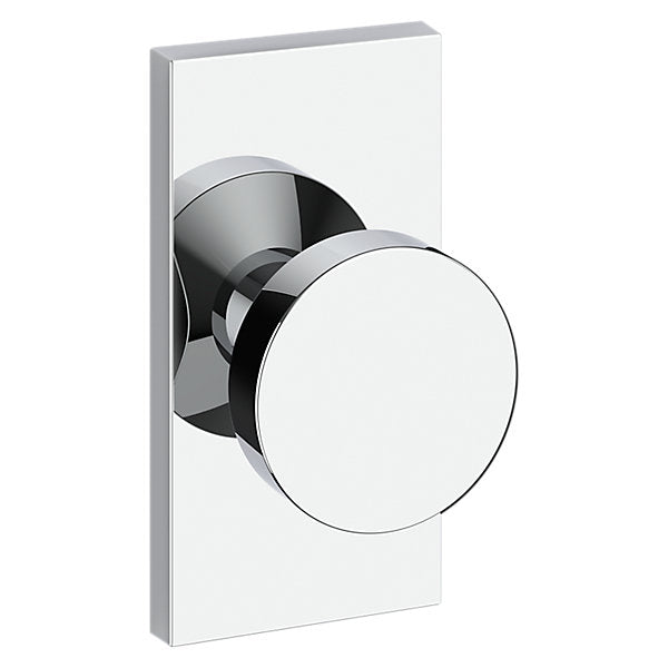 Baldwin Hardware Reserve Perilla Contemporary — Cromo pulido — Contemporary 5 — Dummy completo