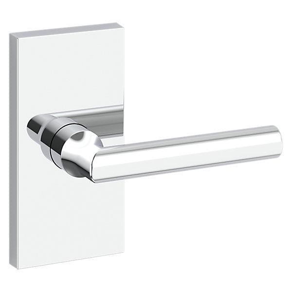 Baldwin Hardware Reserve Manija Tube — Cromo pulido — Contemporary 5 — Dummy completo