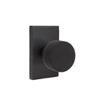 Negro Mate · Modern Rectangular Rosette