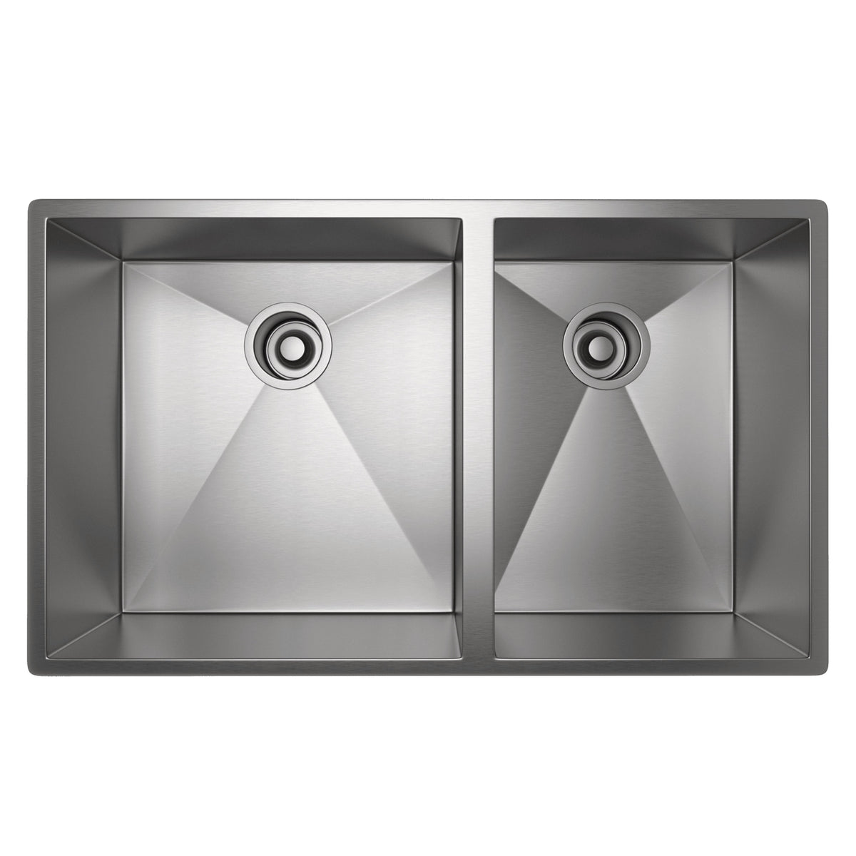 Rohl Forze Tarja Doble de Acero Inoxidable 31" - Acero Inoxidable Cepillado
