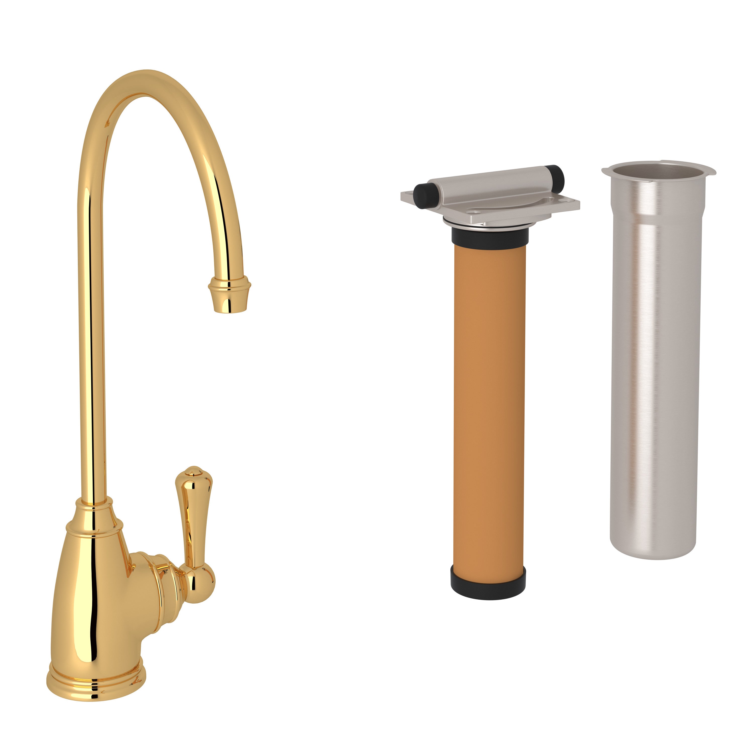 Rohl Georgian Era Kit de Mezcladora Filtradora de Cocina - Oro Inglés
