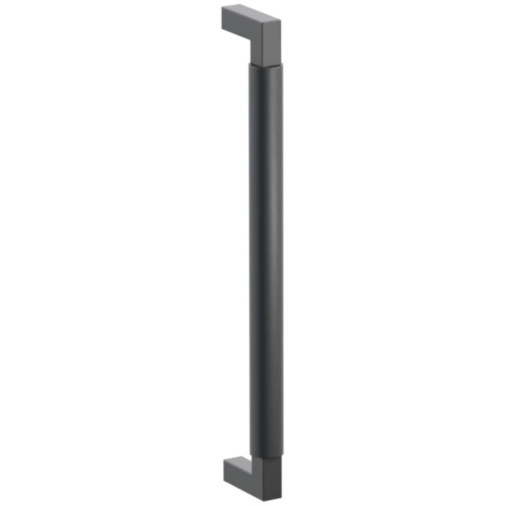 Emtek SELECT Jaladera para Electrodoméstico L-Cuadrado Lisa — Negro Mate