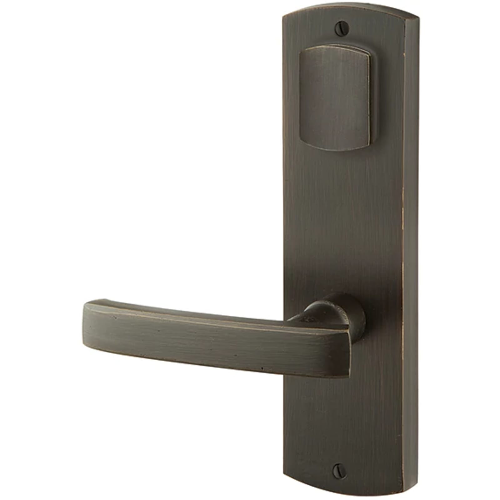 Emtek Chapa Lateral con Llave — Sandcast Missoula 5-1/2"
