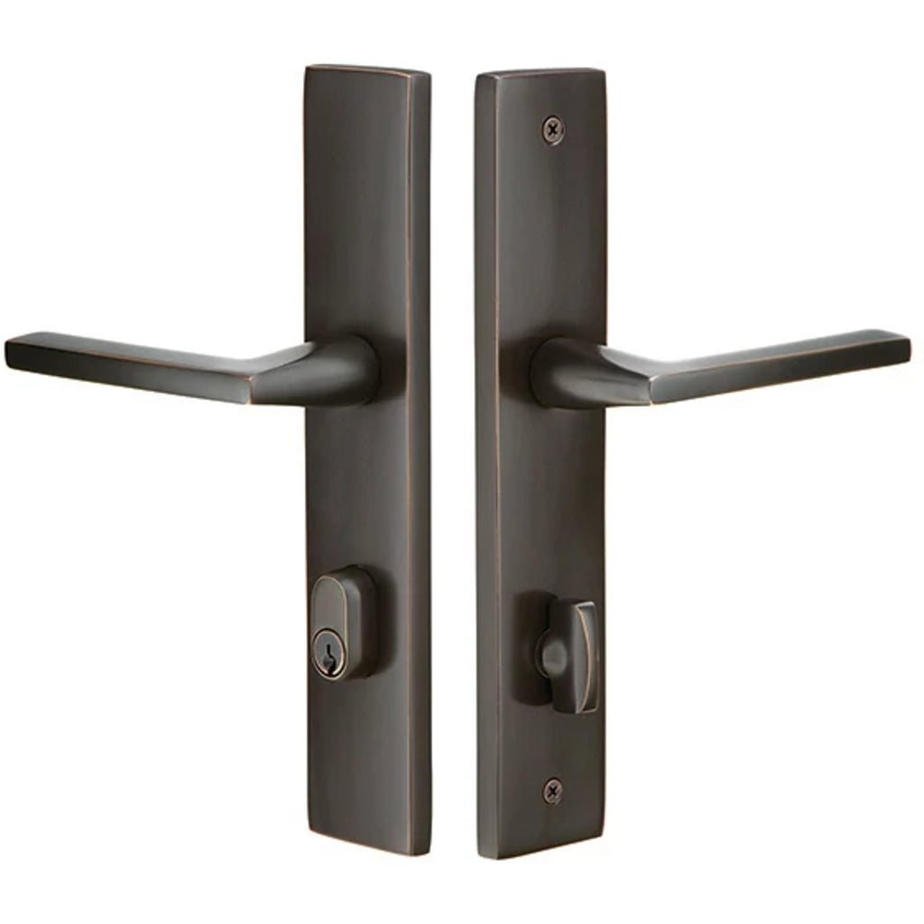 Emtek Stretto — Modern Rectangular Style Keyed Stretto 2" x 10"