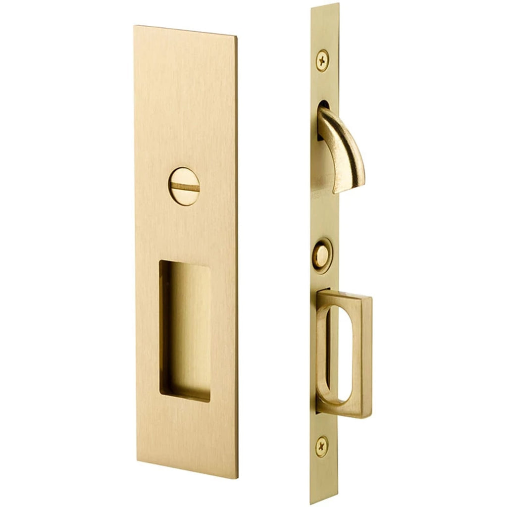 Emtek Cerradura para Puerta Corrediza Narrow Modern Rectangular