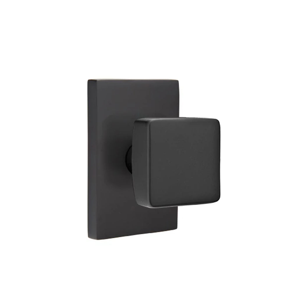 Negro Mate · Modern Rectangular Rosette