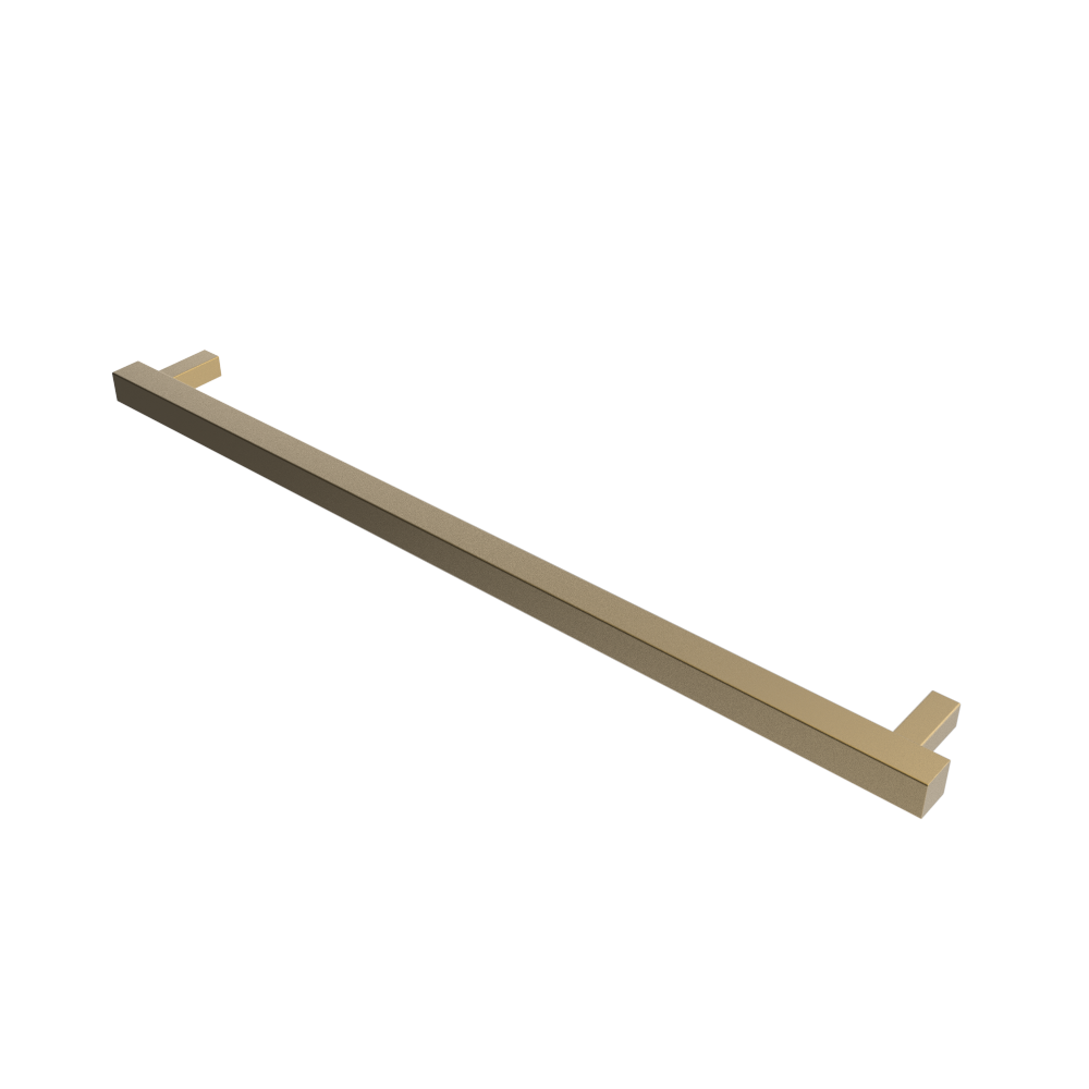 Modello i Cuadrado 40" Barra Individual Cableada en Níquel Satinado