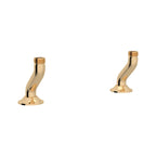 Rohl Georgian Era Uniones de Cubierta para Mezcladora Tipo Puente - Oro Inglés