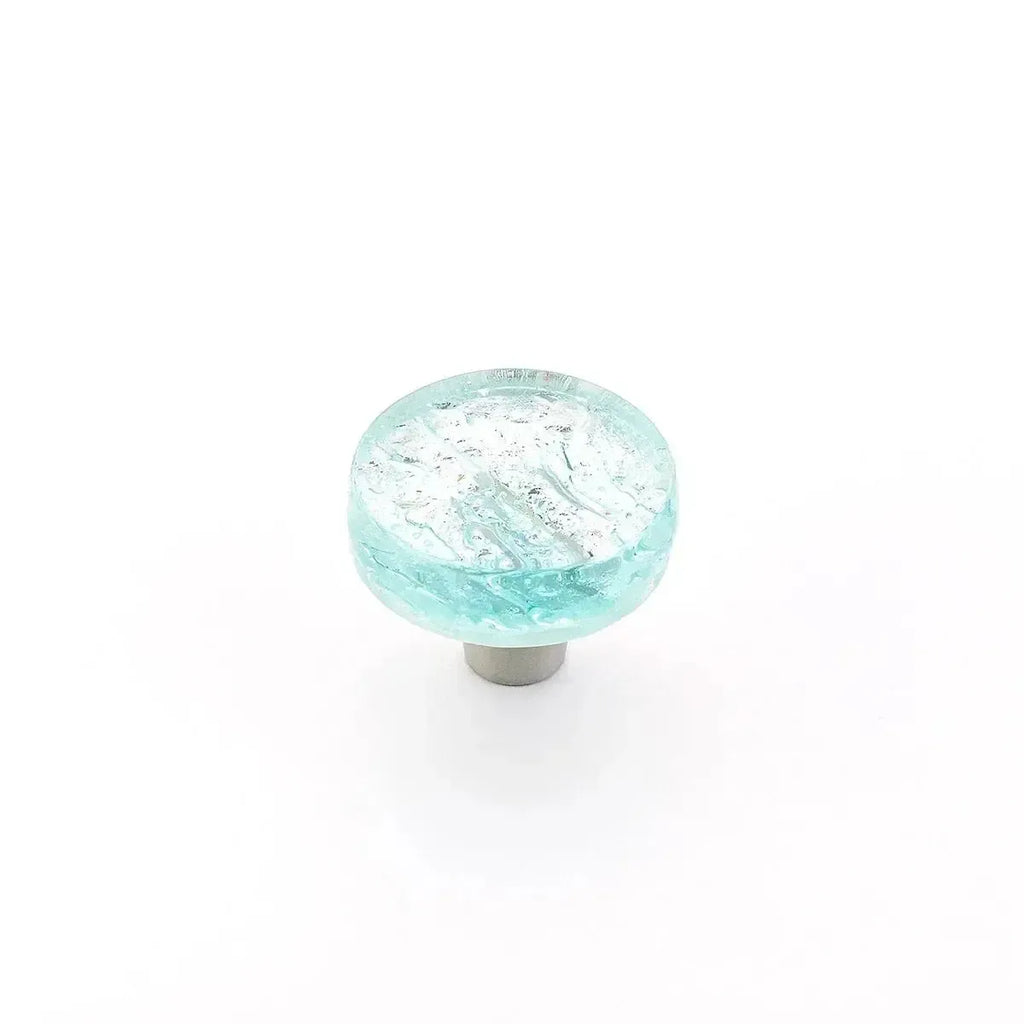 Schaub Perilla Ice Pearl Blue Note**** We de Vidrio Redonda, 1-1/2" diám.