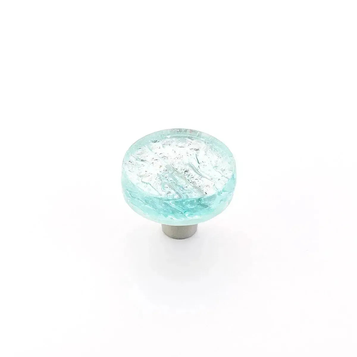 Schaub Perilla Ice Pearl Blue Note**** We de Vidrio Redonda, 1-1/2" diám.