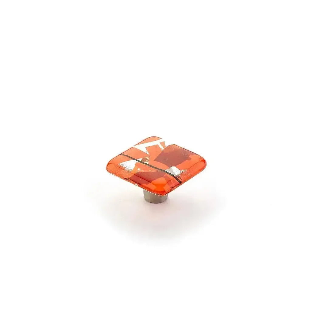 Schaub Perilla Fused Sapphire Silk Stainless Steel Call de Vidrio Cuadrada, 1-1/2"