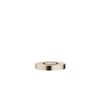 Botón neumático AIR SWITCH de Dornbracht, de perfil plano y circular, para accionar el triturador de desperdicios, acabado Champagne cepillado (Oro 22k)