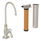Rohl San Julio Kit de Mezcladora Filtradora de Cocina Acqui - Níquel Pulido