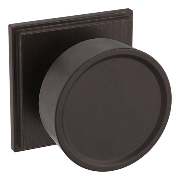 Baldwin Hardware Perilla K009 Hollywood Hills con Roseta R050 — Bronce veneciano — Dummy completo