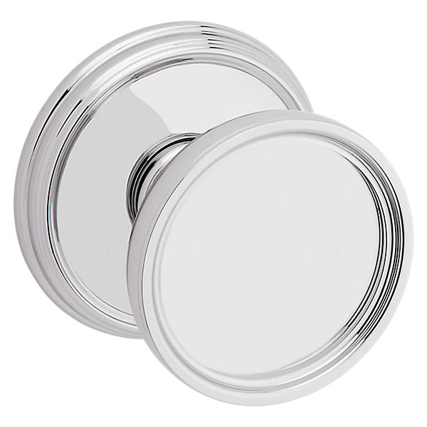 Baldwin Hardware Perilla K012 Tulip con Roseta 5078 — Cromo pulido — Dummy completo