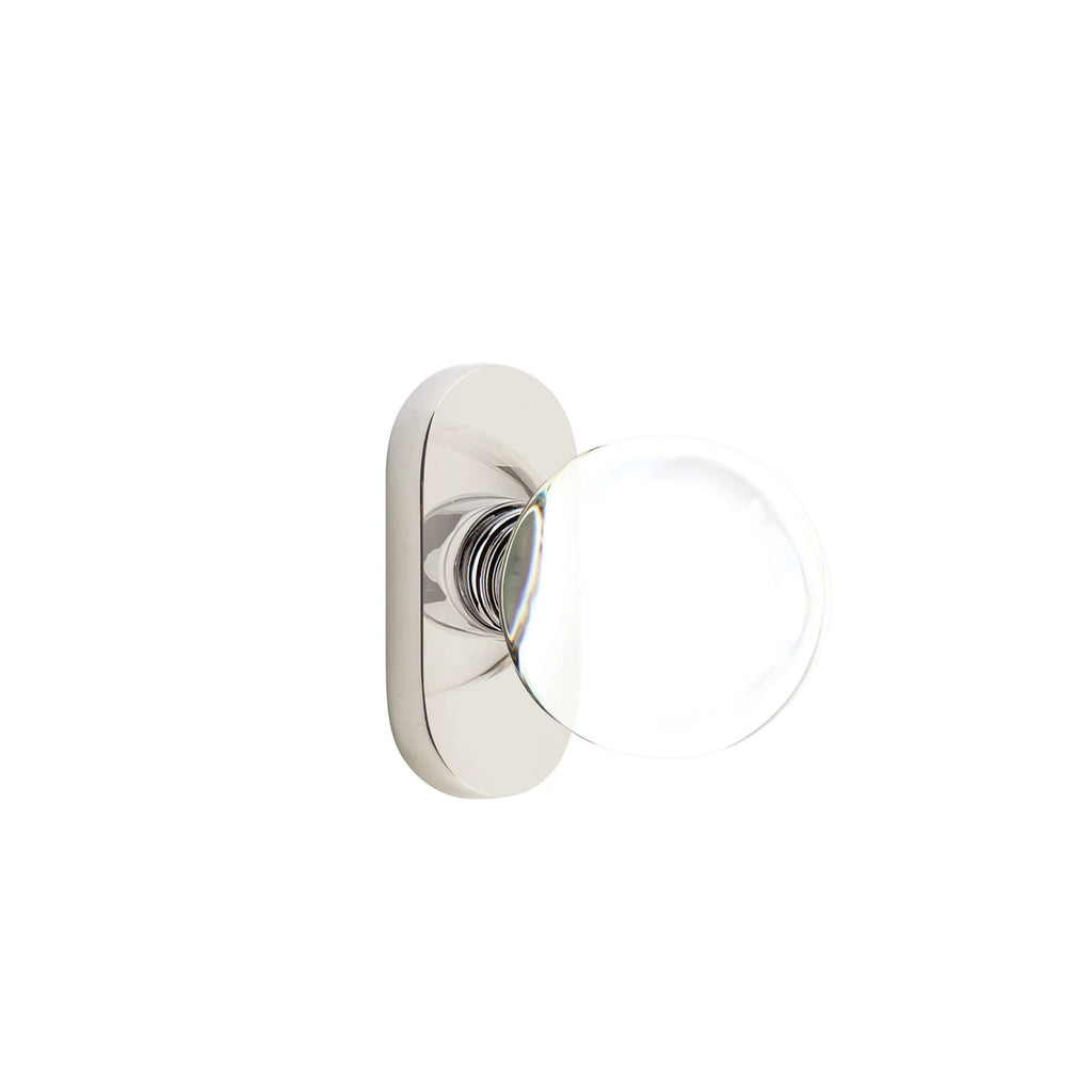 Níquel Pulido · 1-1/2" x3" Oval Rosette
