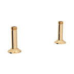 Rohl Georgian Era Uniones Rectas de Cubierta para Mezcladora Tipo Puente - Oro Inglés