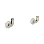 Rohl Georgian Era Uniones de Pared para Mezcladora Tipo Puente - Níquel Pulido