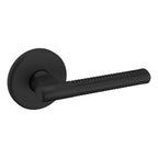 Baldwin Hardware Manija L015 con Roseta R016 — Negro satinado — Paso