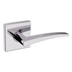 Baldwin Hardware Manija L022 con Roseta R017 — Cromo pulido — Dummy completo