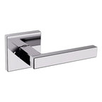 Baldwin Hardware Manija L023 con Roseta R017 — Cromo pulido — Dummy completo