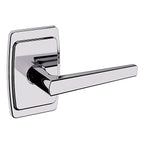 Baldwin Hardware Manija L024 con Roseta R046 — Cromo pulido — Paso