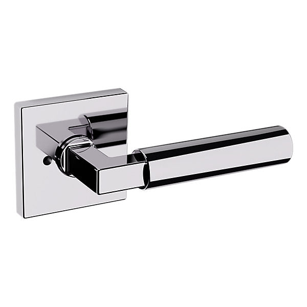 Baldwin Hardware Manija L029 Gramercy con Roseta R017 — Cromo pulido — Privacidad