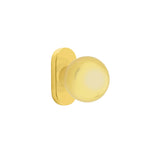 Latón sin Laca · 1-1/2" x3" Oval Rosette