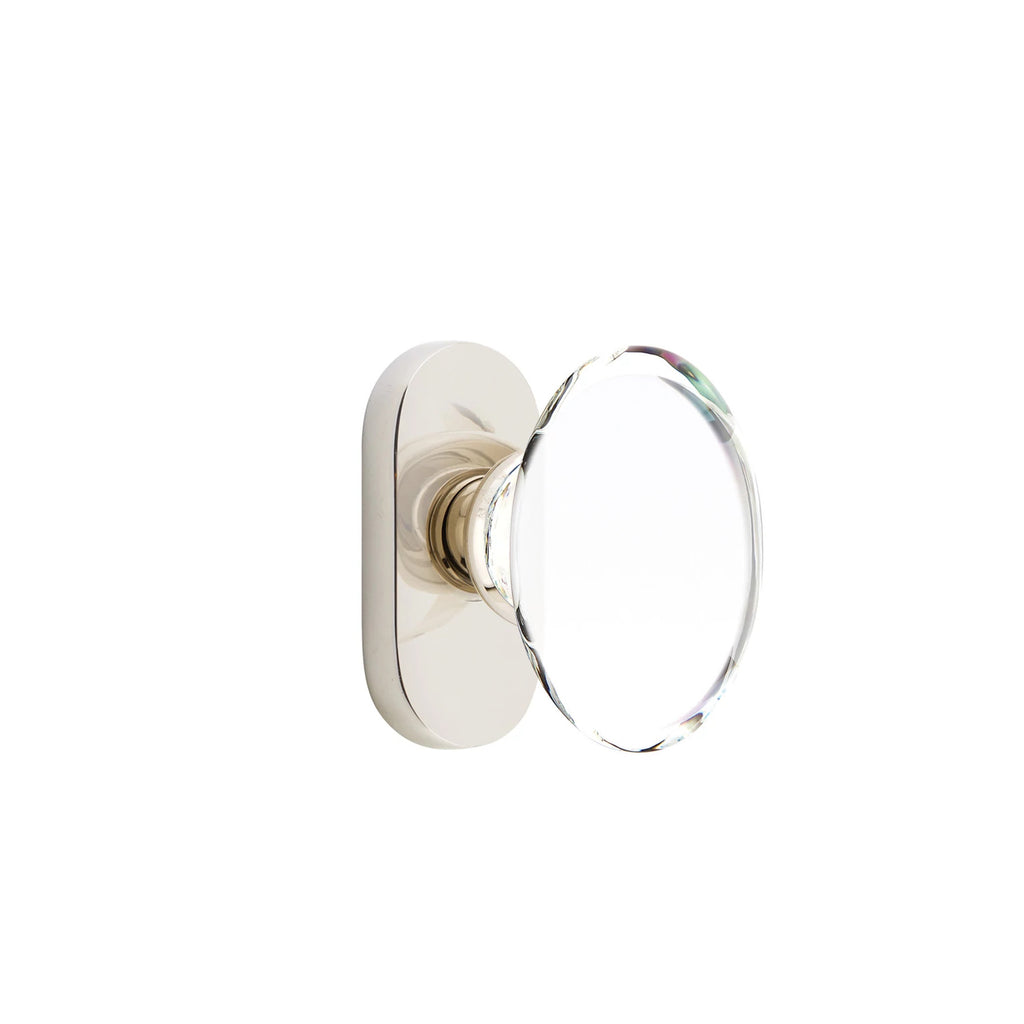 Níquel Pulido · 1-1/2" x3" Oval Rosette