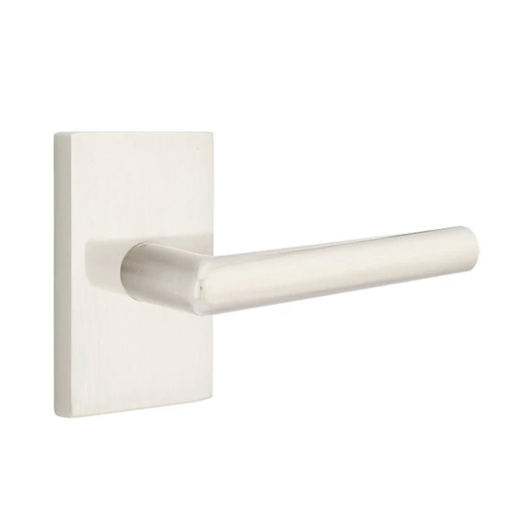 Níquel Satinado · Modern Rectangular Rosette